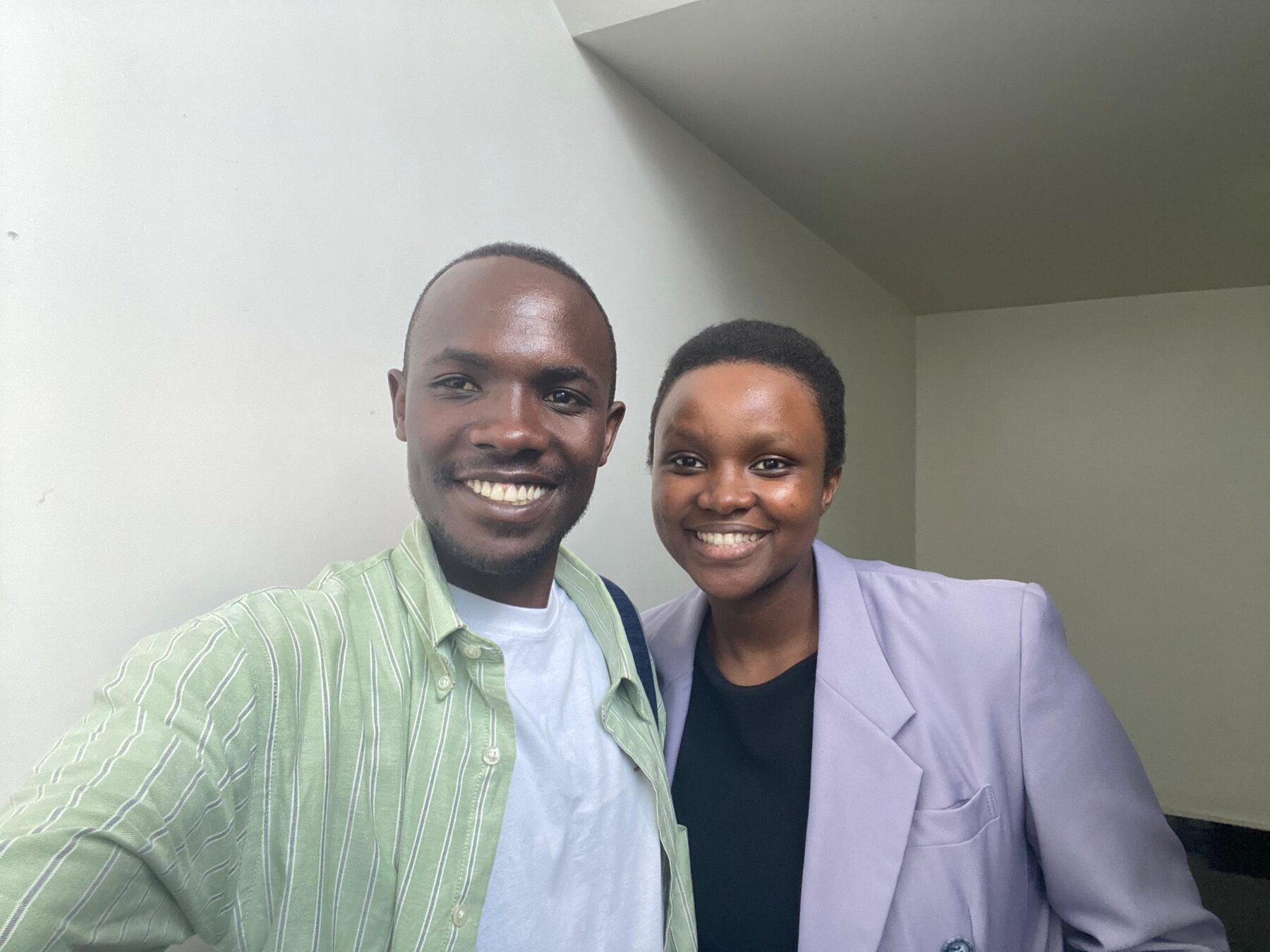 Louise's first day at UGHE