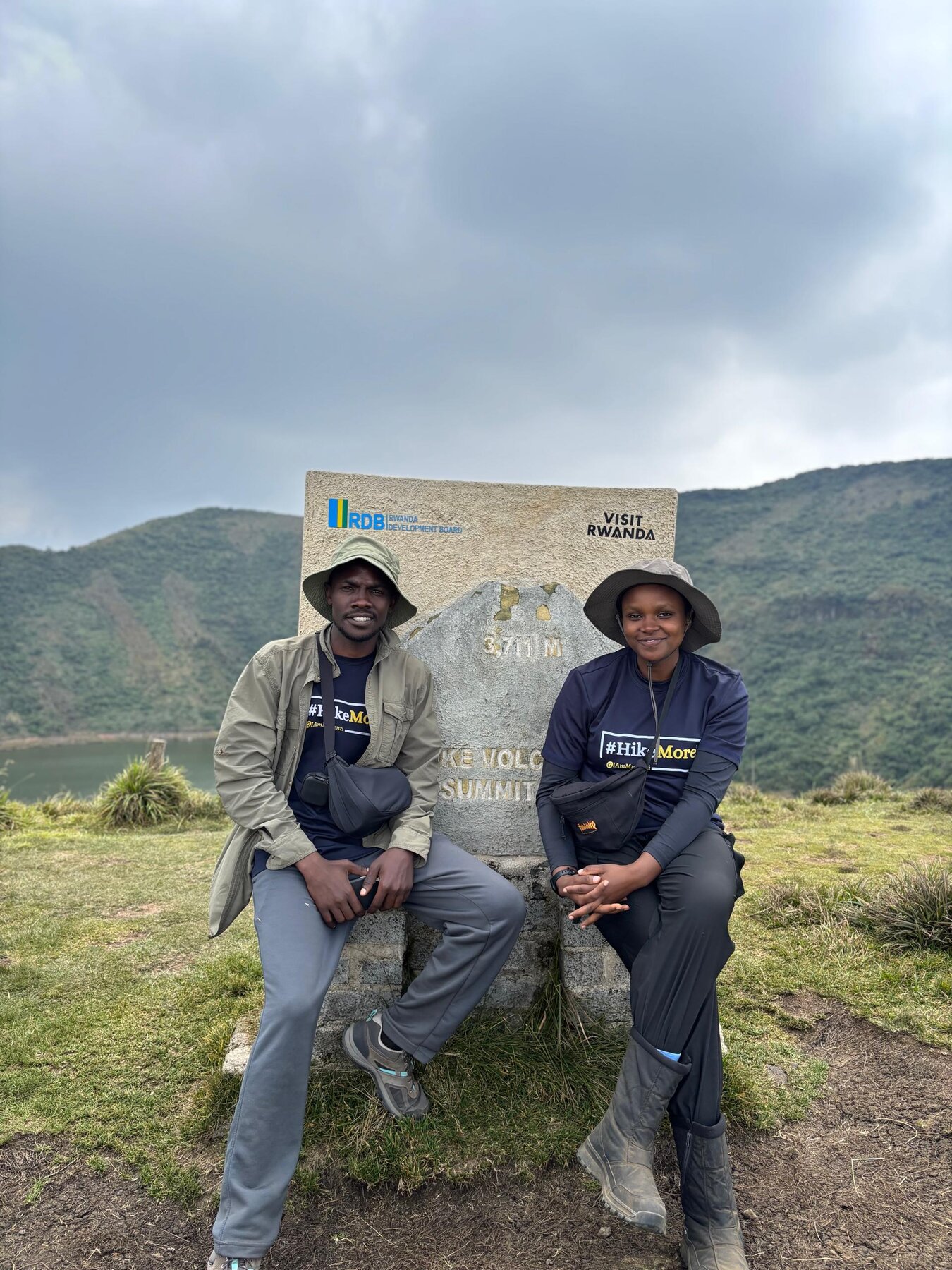 The Bisoke summit plaque