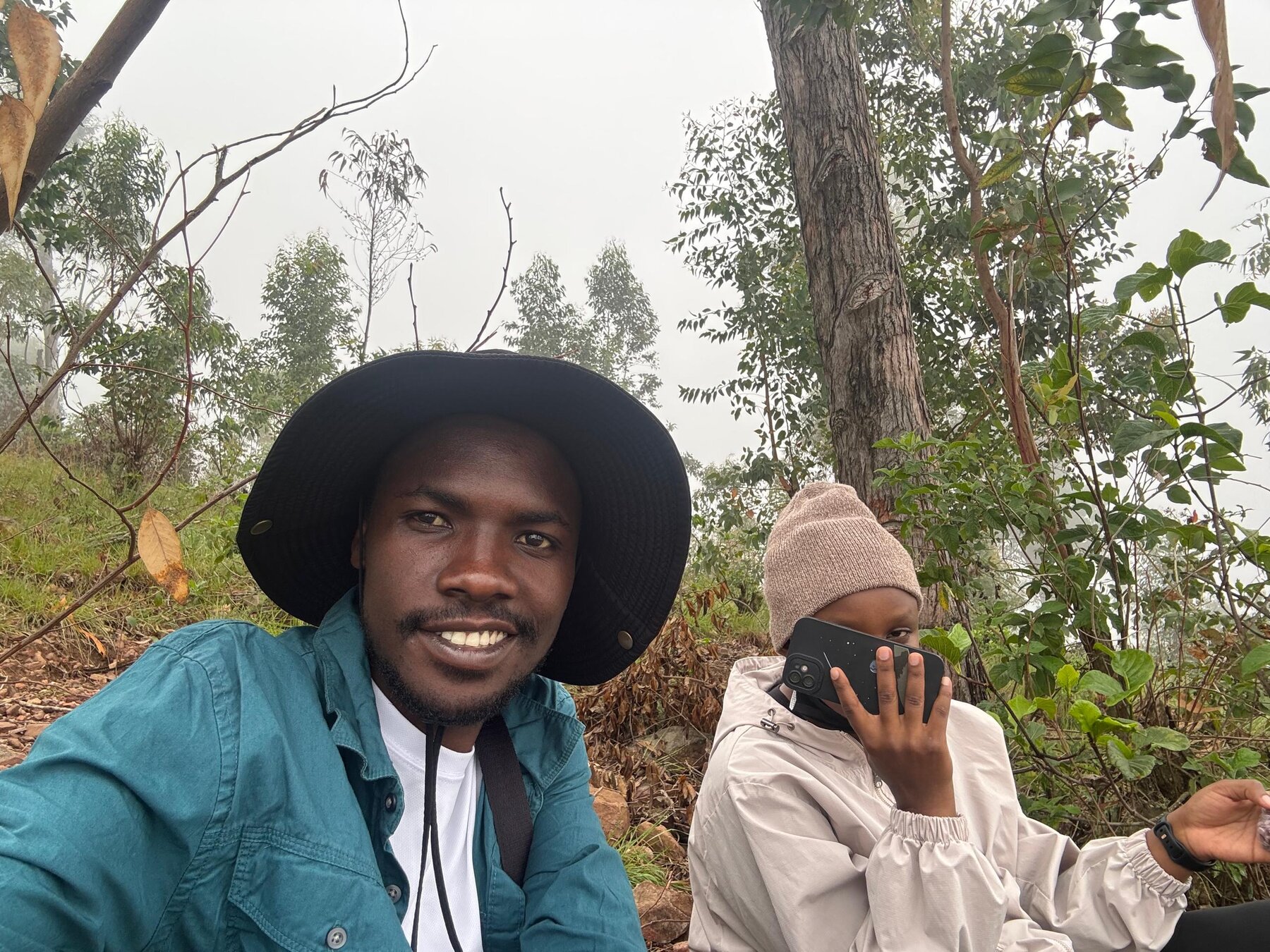 Mt. Kigali in the mist